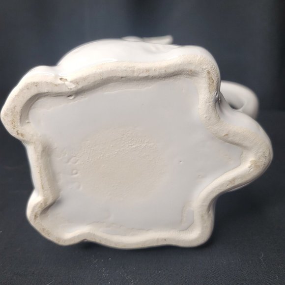 White Ceramic Figural Rabbit Pitcher Mold Number 368 9" Vtg Marsh Industries - Picture 7 of 7